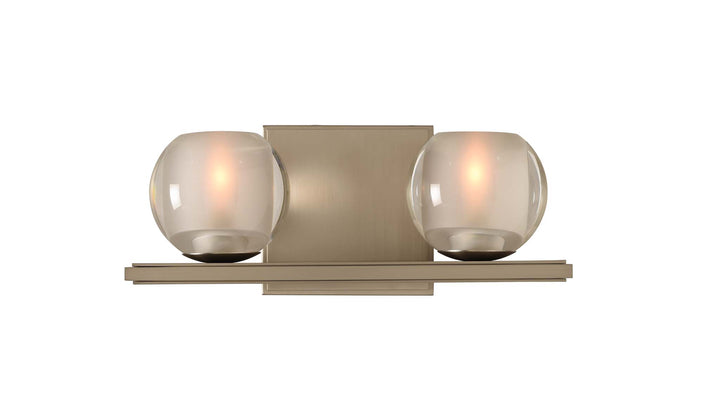 Kalco Corona 315032SN Bath Vanity Light 12 in. wide - Satin Nickel