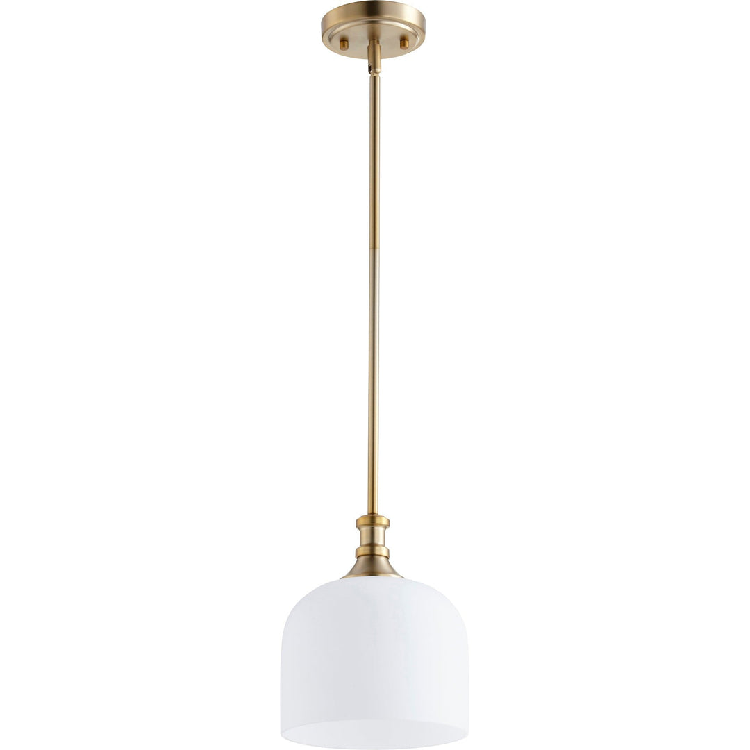 Quorum Richmond 3911-80 Pendant Light - Aged Brass