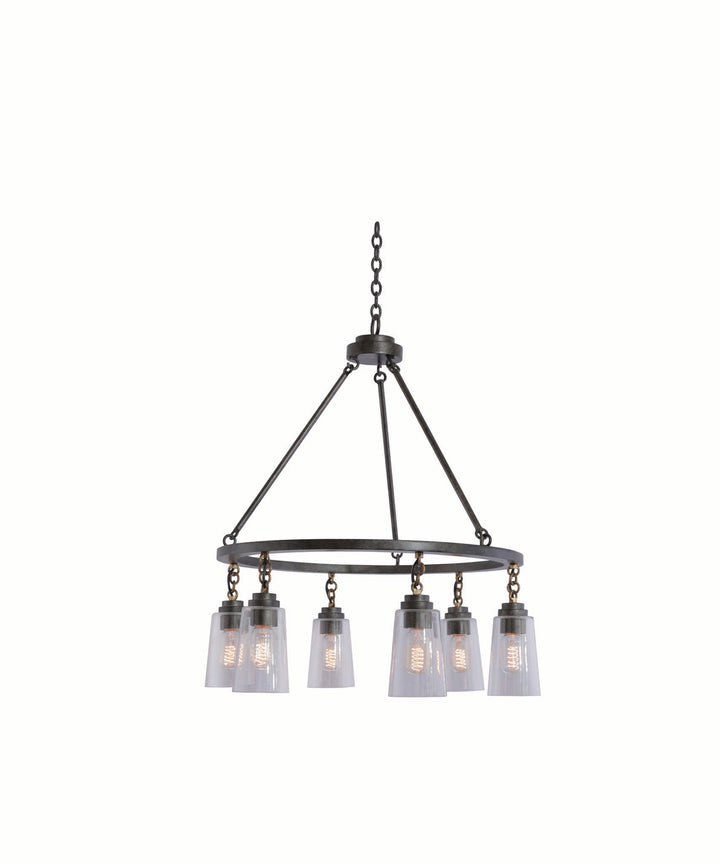 Kalco Dillon 504952MI Chandelier Light - Milled Iron