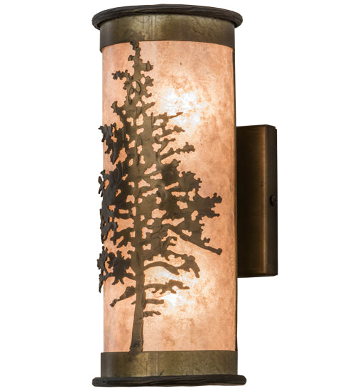 Meyda Tiffany Tamarack 110016 Wall Light - Antique Copper