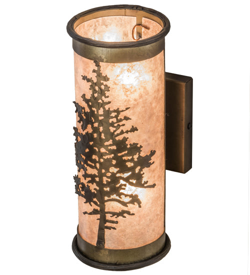 Meyda Tiffany Tamarack 110016 Wall Light - Antique Copper