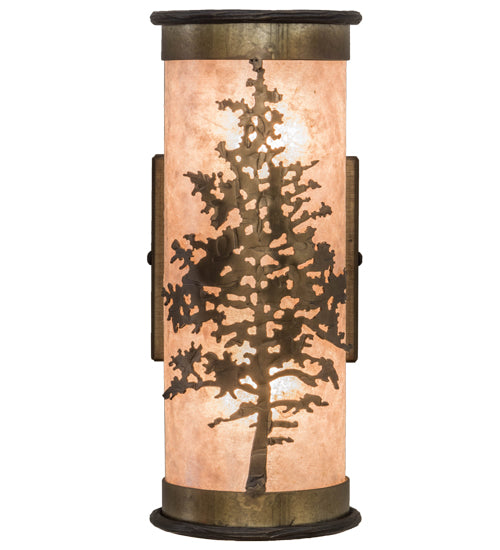 Meyda Tiffany Tamarack 110016 Wall Light - Antique Copper