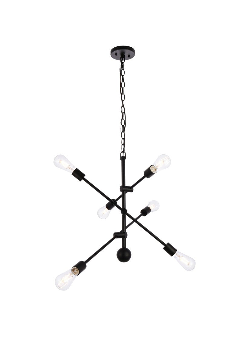 Elegant Axel LD8006D29BLA Pendant Light - Black