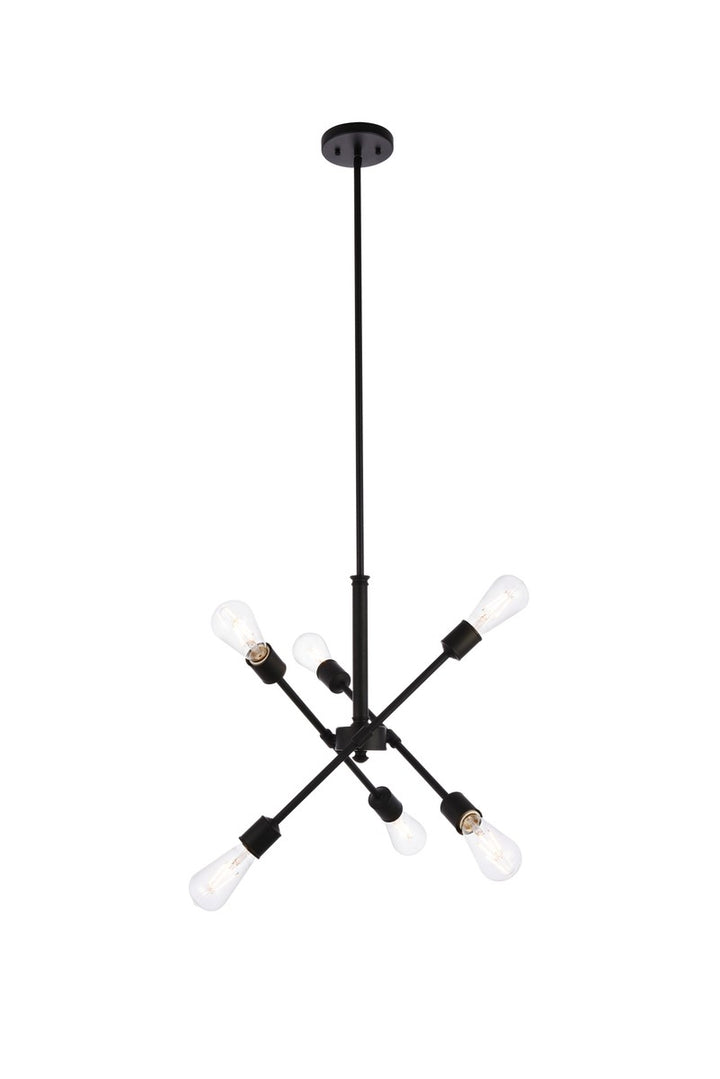 Elegant Axel LD8015D18BLA Pendant Light - Black