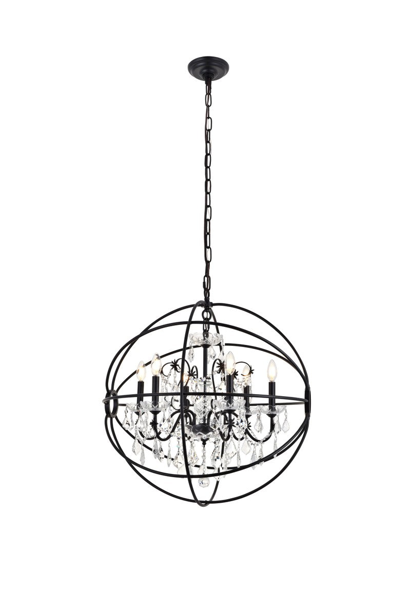 Elegant Cordelia LD8801D25BK Pendant Light - Black