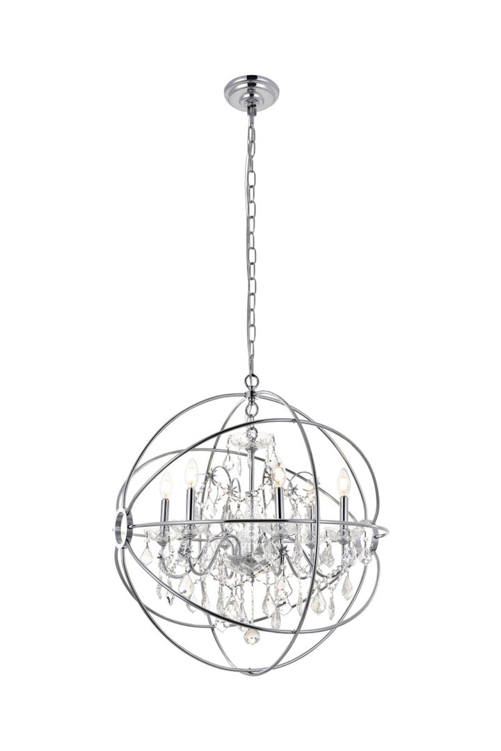 Elegant Cordelia LD8801D25C Pendant Light - Chrome