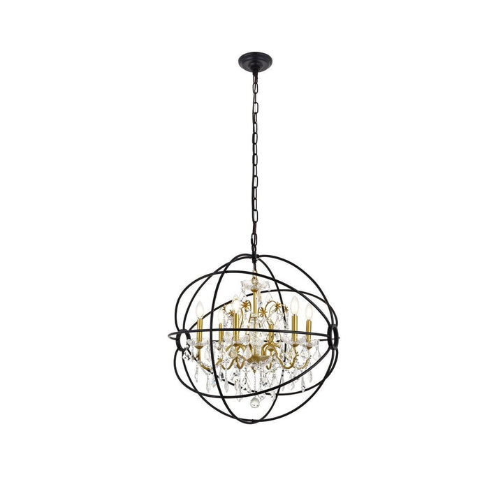 Elegant Cordelia LD8801D25GB Pendant Light - Black And Gold