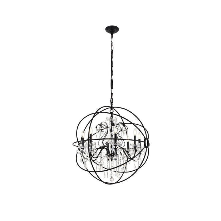 Elegant Cordelia LD8801D32BK Pendant Light - Black