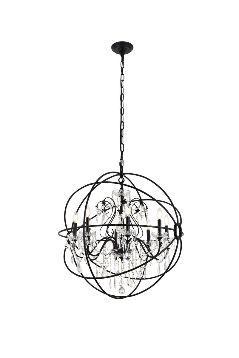 Elegant Cordelia LD8801D32BK Pendant Light - Black