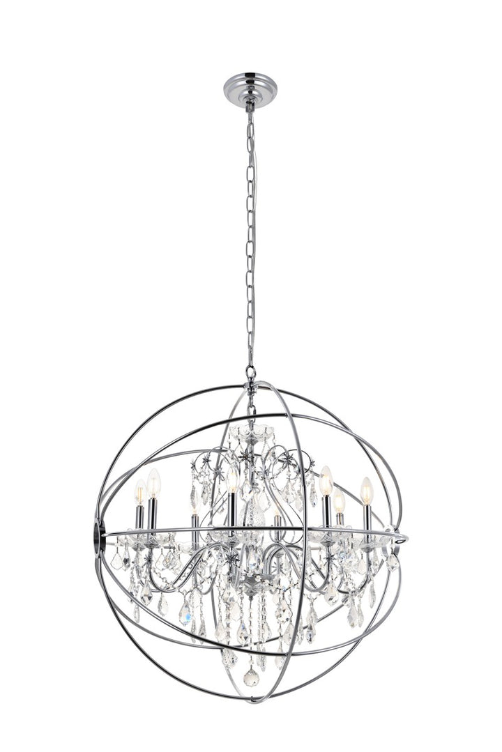 Elegant Cordelia LD8801D32C Pendant Light - Chrome