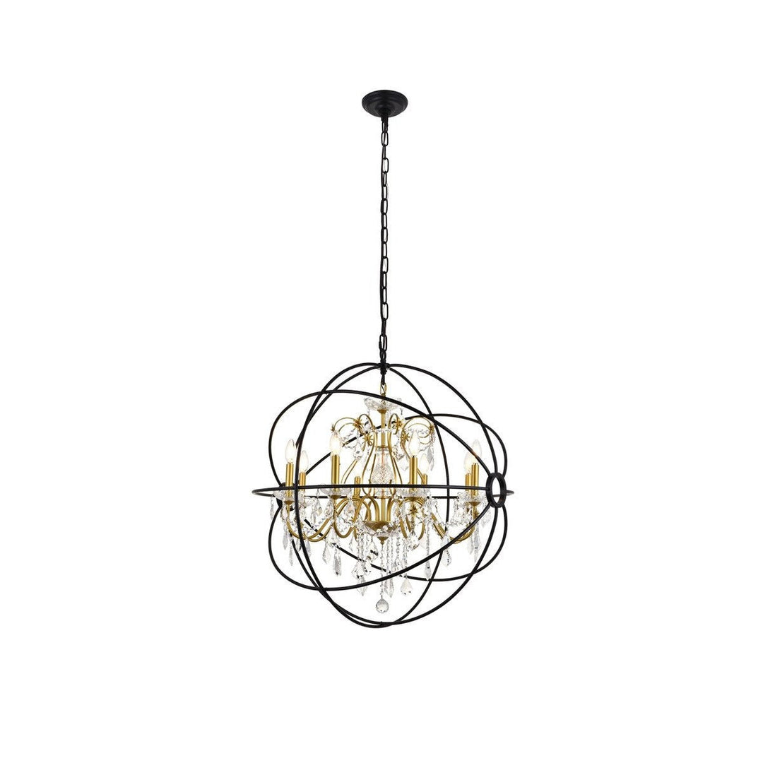 Elegant Cordelia LD8801D32GB Pendant Light - Black And Gold