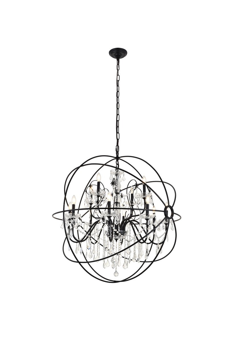 Elegant Cordelia LD8801D43BK Pendant Light - Black