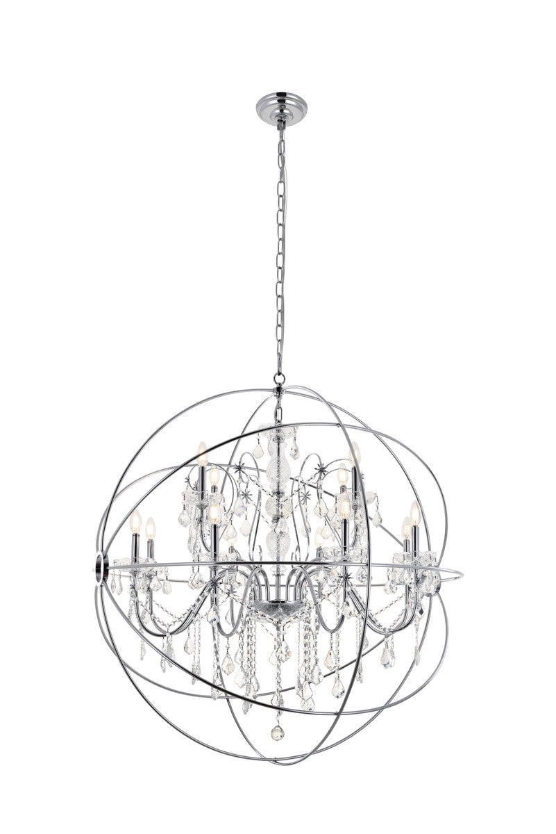 Elegant Cordelia LD8801D43C Pendant Light - Chrome