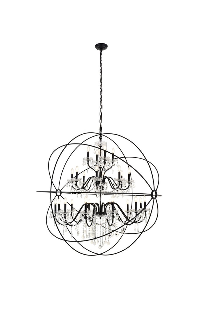 Elegant Cordelia LD8801D60BK Pendant Light - Black