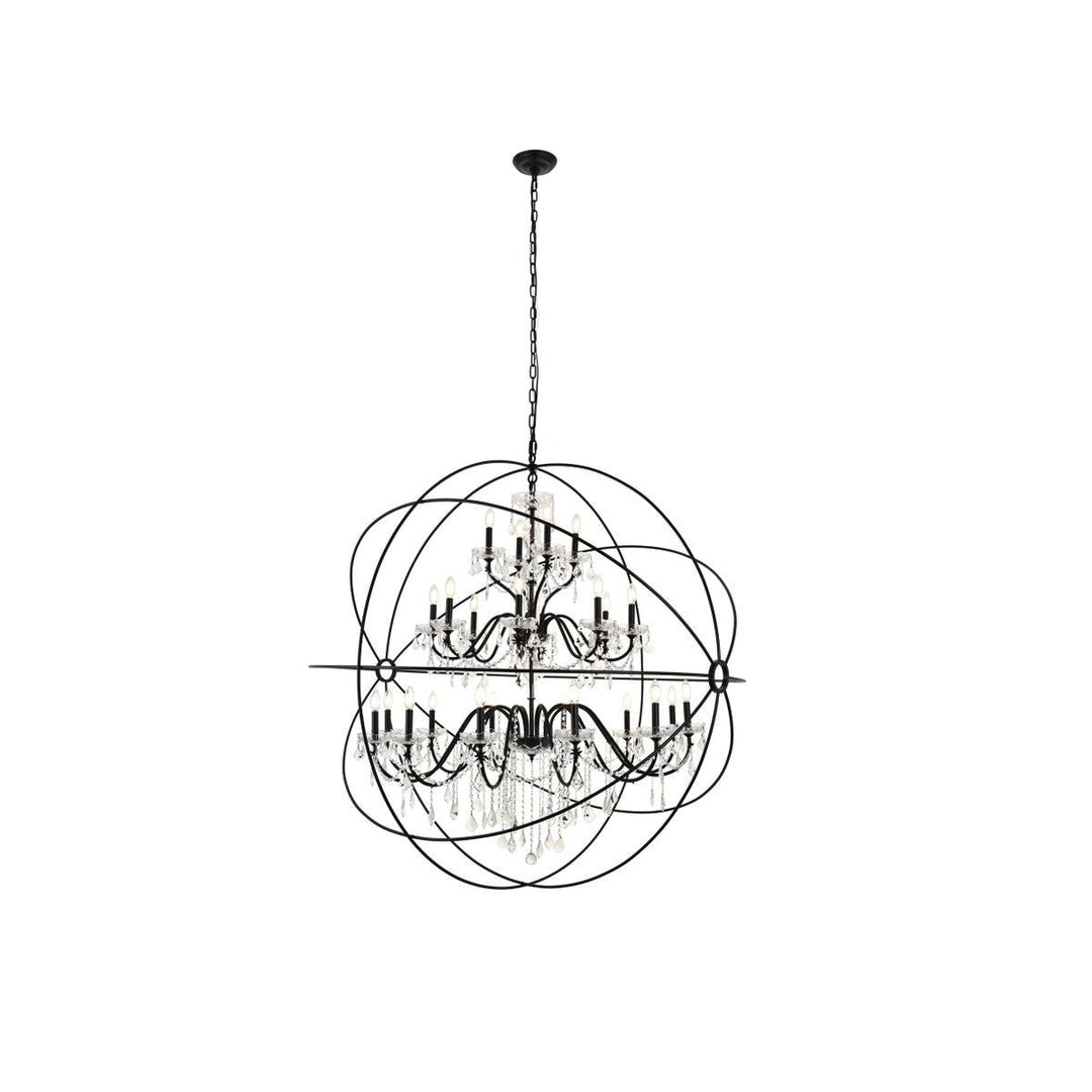 Elegant Cordelia LD8801D60BK Pendant Light - Black