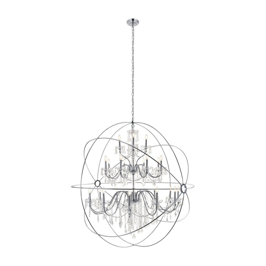 Elegant Cordelia LD8801D60C Pendant Light - Chrome