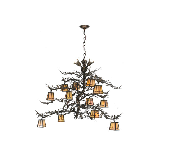 Meyda Tiffany Pine Branch 110031 Chandelier Light - Antique Copper