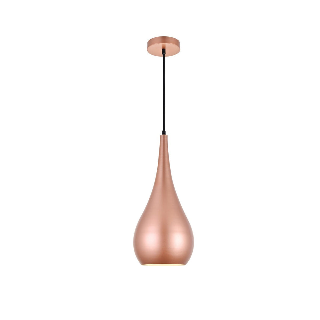 Elegant Nora LDPD2002HG Pendant Light - Honey Gold