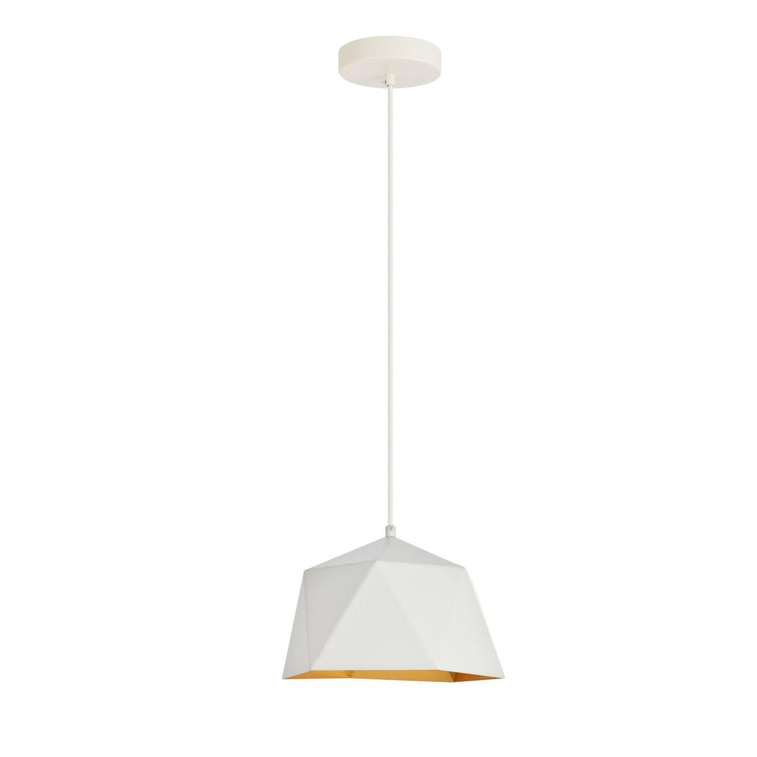 Elegant Arden LDPD2078 Pendant Light - White And Golden Inside