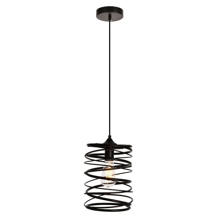 Elegant Hopper LDPD2086 Pendant Light - Black