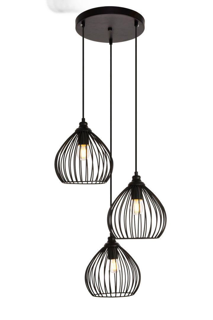 Elegant Sayer LDPD2095 Pendant Light - Black