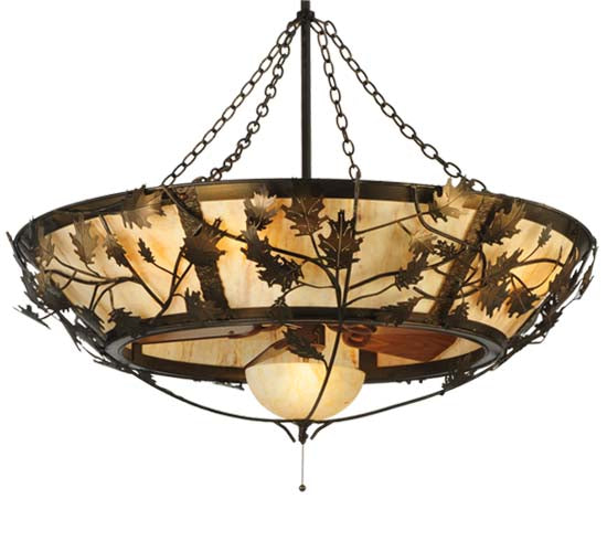 Meyda Tiffany Oak Branch 110043 Pendant Light - Antique Copper