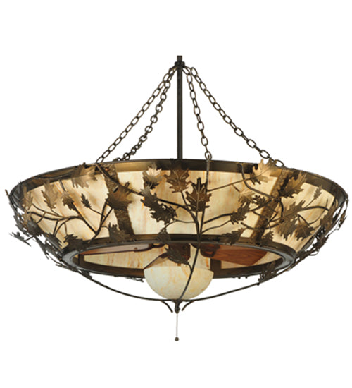 Meyda Tiffany Oak Branch 110043 Pendant Light - Antique Copper
