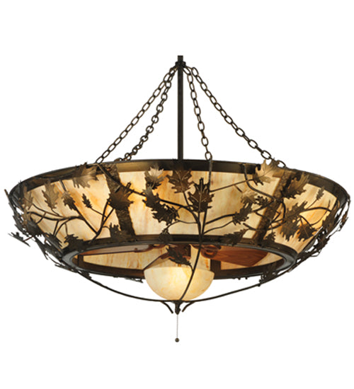 Meyda Tiffany Oak Branch 110043 Pendant Light - Antique Copper