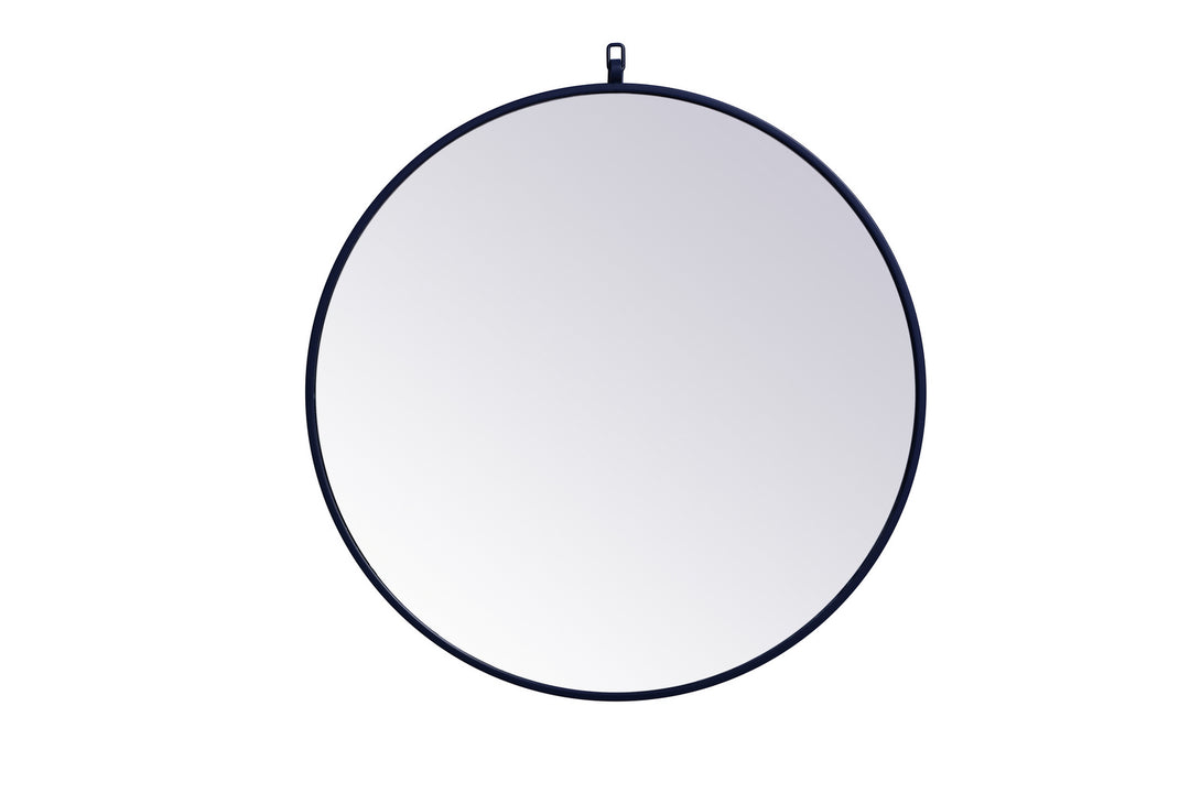 Elegant Lighting MR4054BL Modern Rowan Mirror Blue