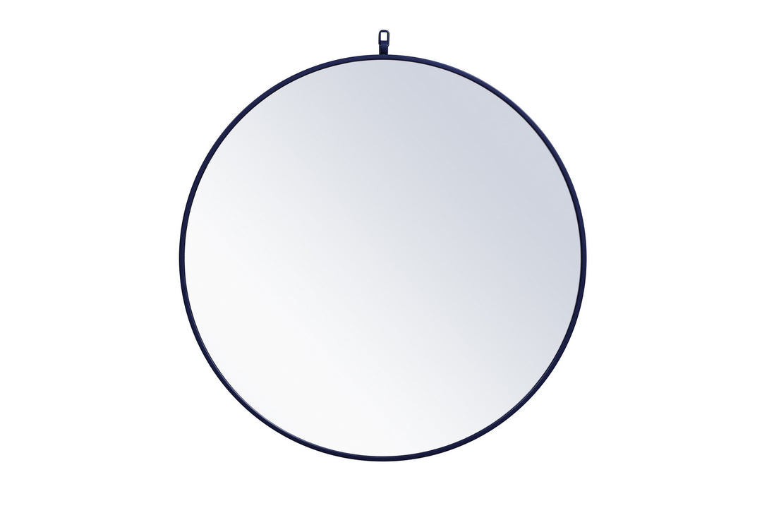 Elegant Lighting MR4057BL Modern Rowan Mirror Blue