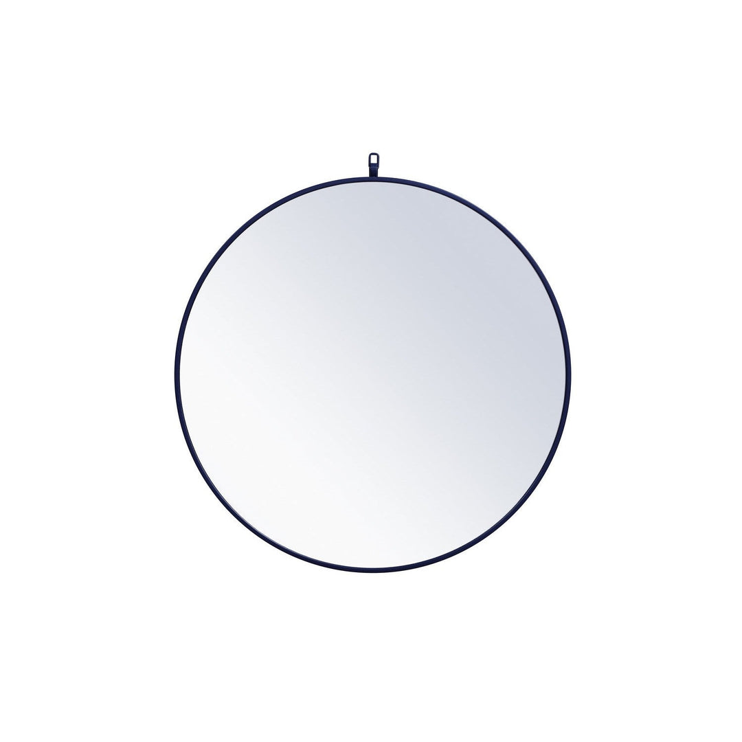 Elegant Lighting MR4057BL Modern Rowan Mirror Blue