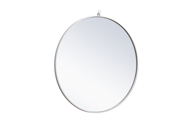 Elegant Lighting MR4057WH Modern Rowan Mirror White