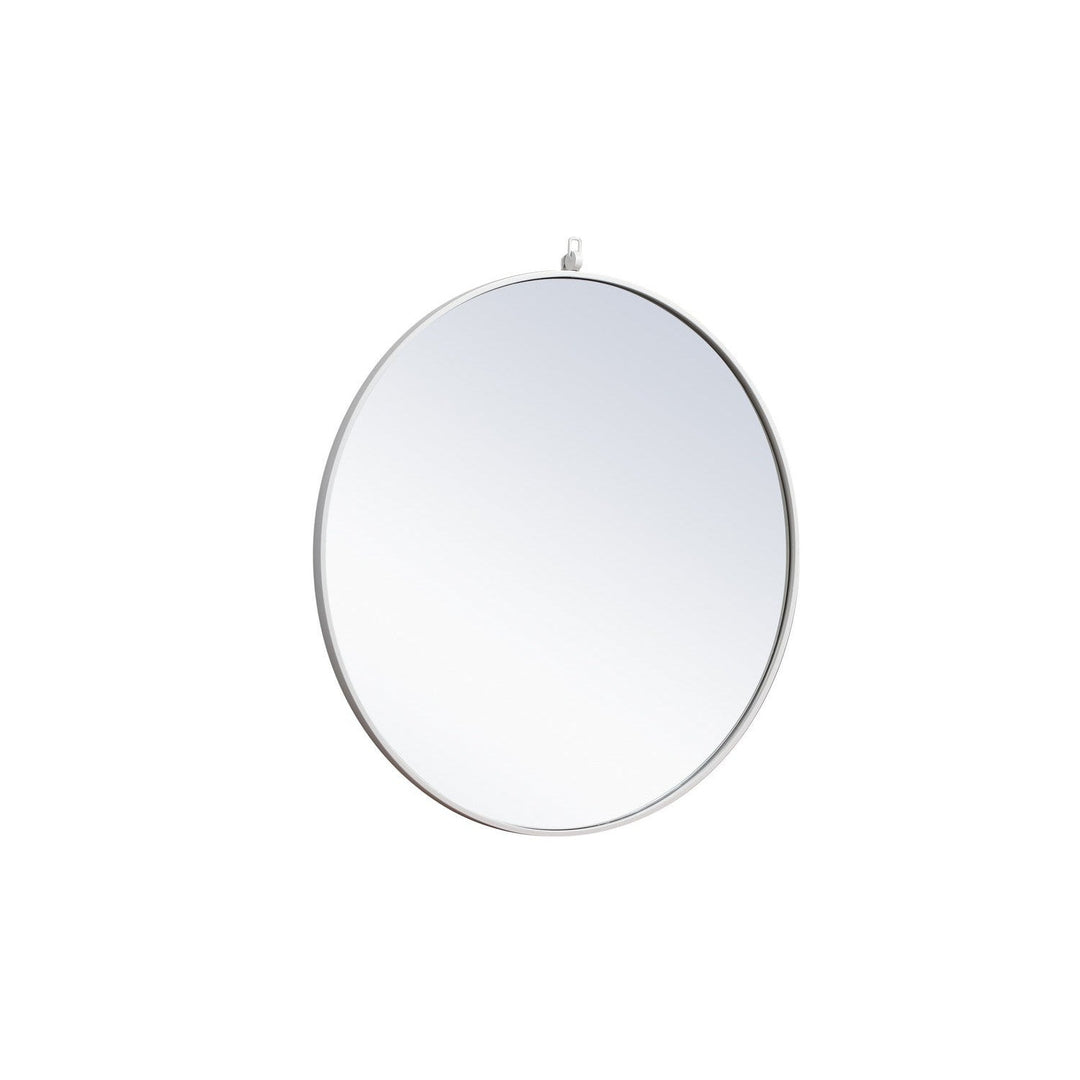 Elegant Lighting MR4057WH Modern Rowan Mirror White