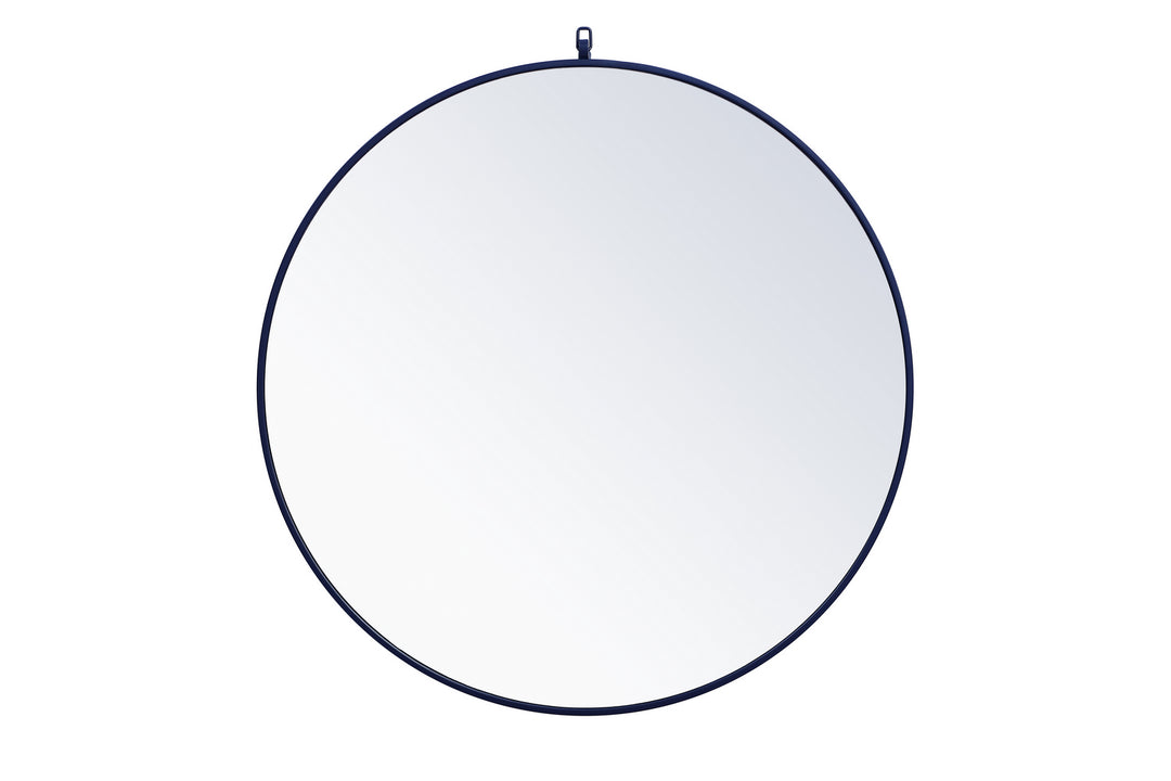 Elegant Lighting MR4061BL Modern Rowan Mirror Blue