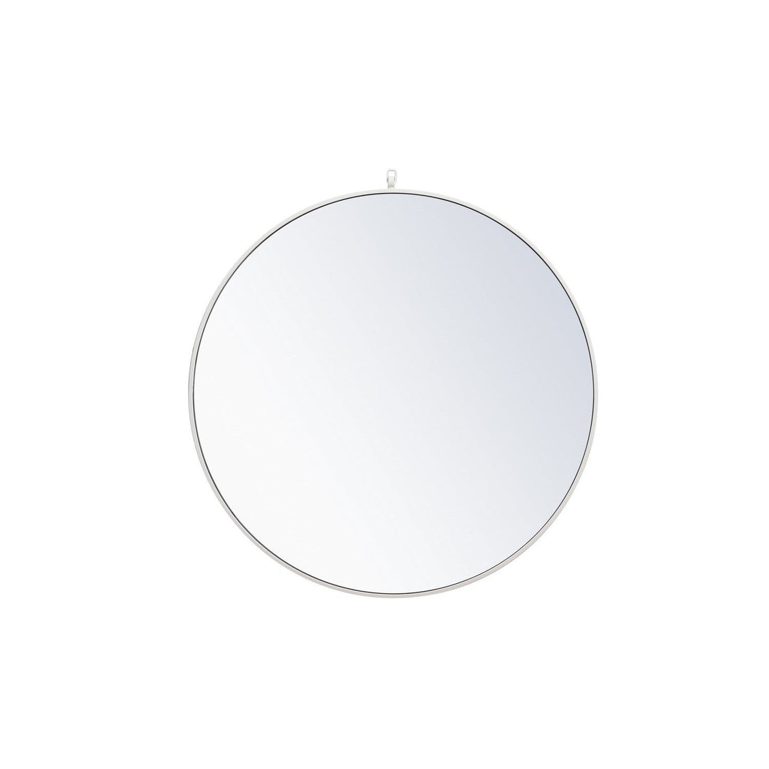 Elegant Lighting MR4061WH Modern Rowan Mirror White