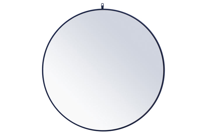 Elegant Lighting MR4064BL Modern Rowan Mirror Blue