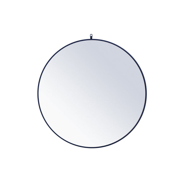 Elegant Lighting MR4064BL Modern Rowan Mirror Blue