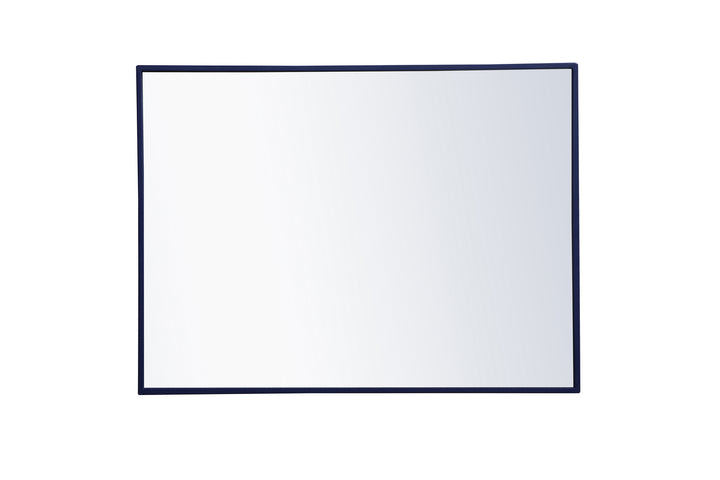 Elegant Lighting MR4071BL Modern Monet Mirror Blue