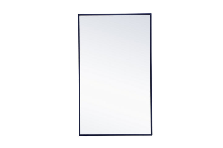 Elegant Lighting MR4074BL Modern Monet Mirror Blue