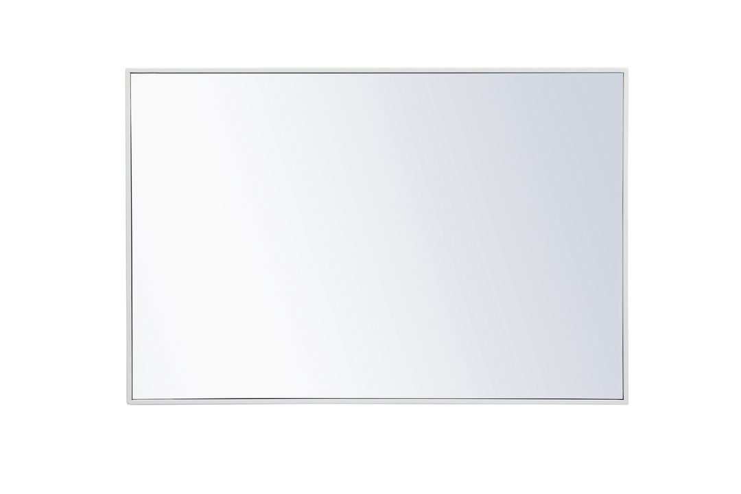 Elegant Lighting MR4077WH Monet Mirror Mirror White