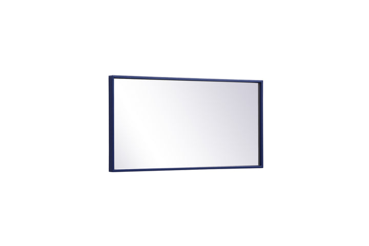 Elegant Lighting MR41428BL Modern Monet Mirror Blue