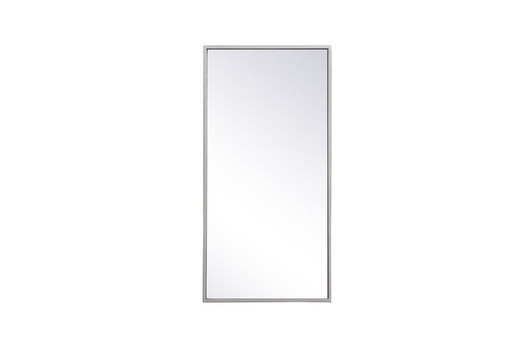 Elegant Lighting MR41428S  Modern Monet Mirror Silver