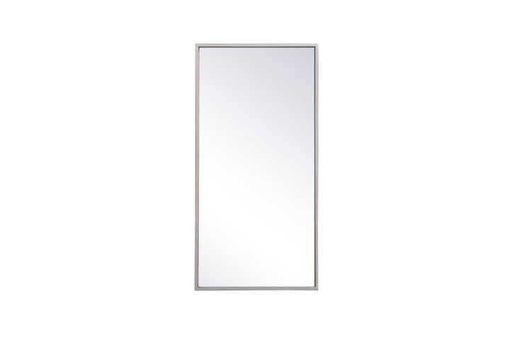 Elegant Lighting MR41428S  Modern Monet Mirror Silver