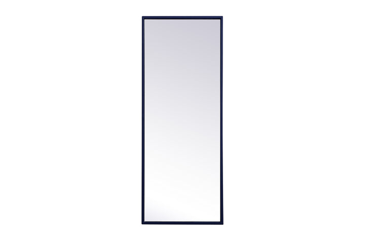 Elegant Lighting MR41436BL Modern Monet Mirror Blue