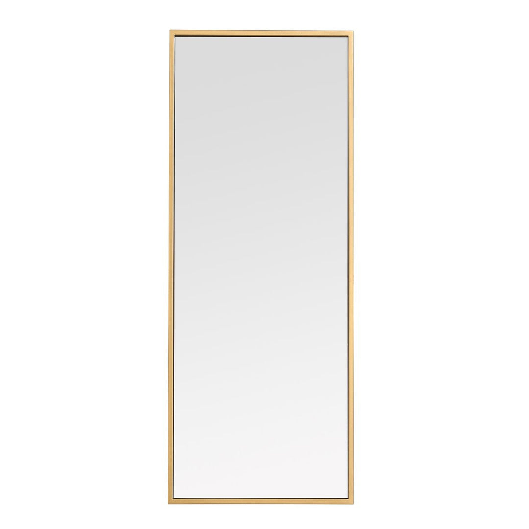 Elegant Lighting MR41436BR Modern Monet Mirror Brass