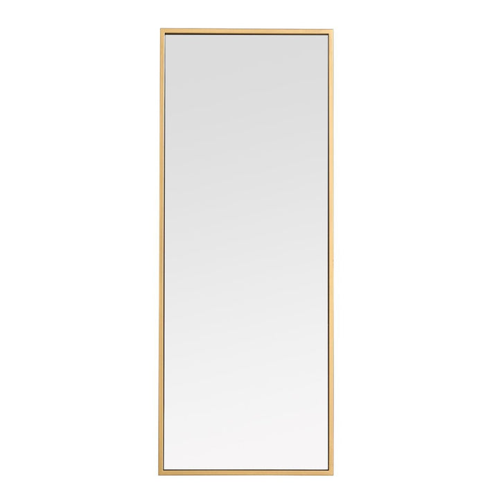 Elegant Lighting MR41436BR Modern Monet Mirror Brass