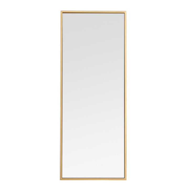 Elegant Lighting MR41436BR Modern Monet Mirror Brass