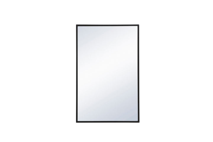 Elegant Lighting MR41828BK Modern Monet Mirror Black