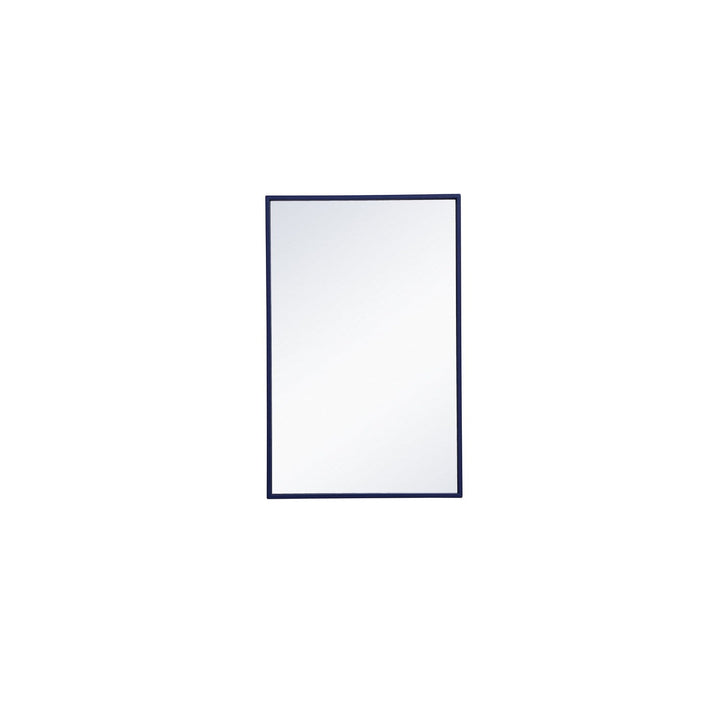 Elegant Lighting MR41828BL Modern Monet Mirror Blue