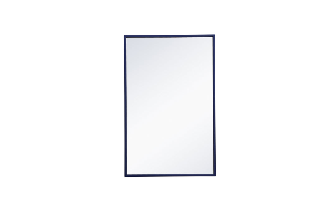 Elegant Lighting MR41828BL Modern Monet Mirror Blue